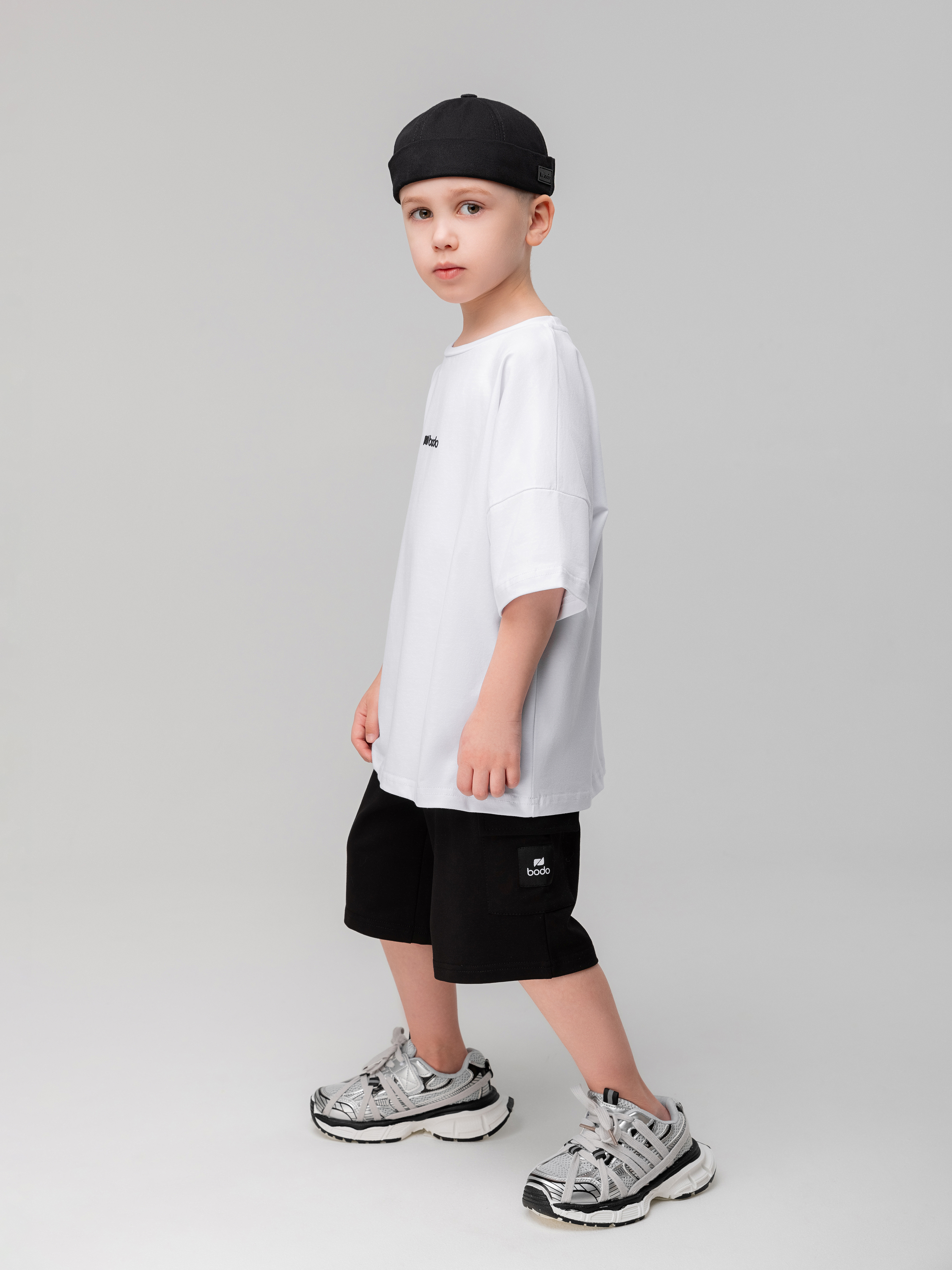 Изображение товара Детские шорты Bodo 104 из футера двухнитки комфортные и стильные Изображение товара Детские шорты Bodo 104 из футера двухнитки комфортные и стильные