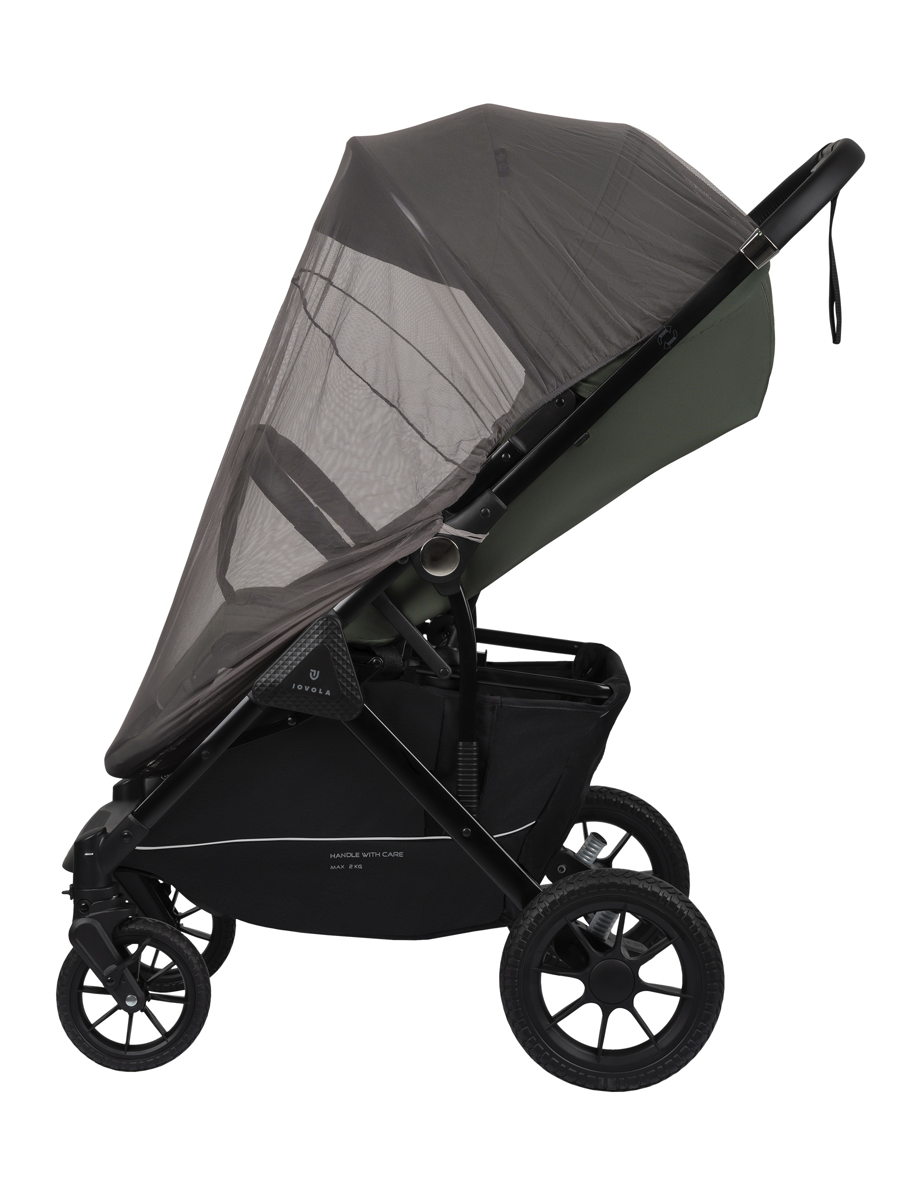 Коляска прогулочная JOVOLA Magma с перекидной ручкой зеленый - фото 38