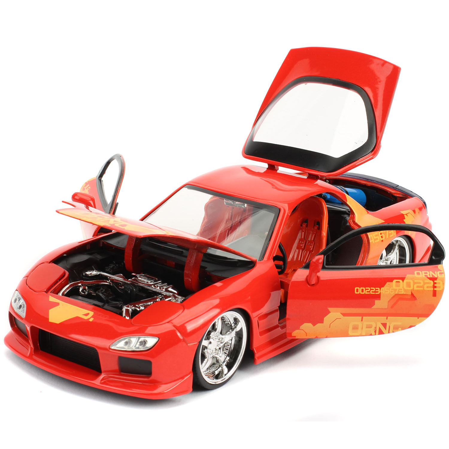 Автомобиль Jada Mazda RX-7 FD3S-Wide Body 1:24 30747 - фото 3