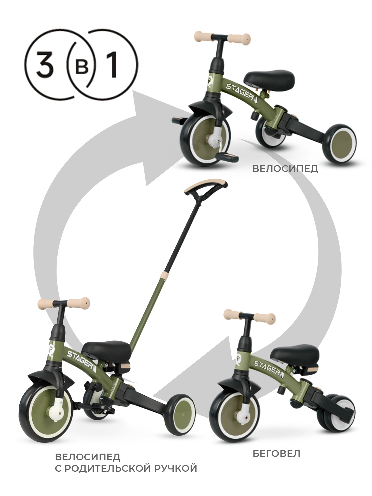 Трехколесный велосипед QPLAY - фото 2