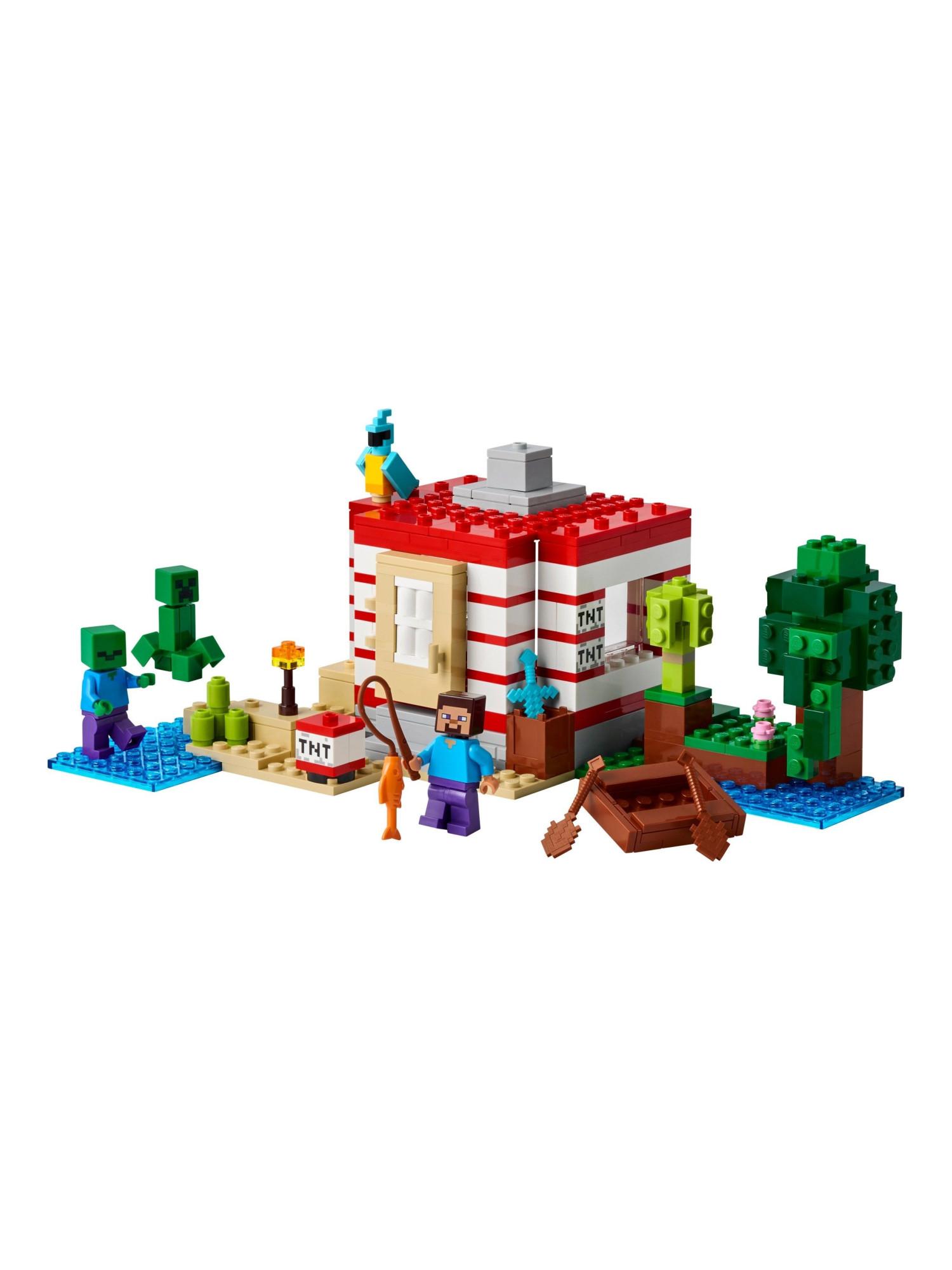 Конструктор LEGO Minecraft Дом из динамита в джунглях 287 дет. - фото 2