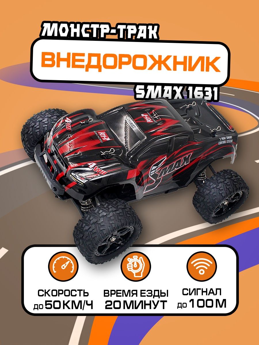 Автомобиль РУ Remo Hobby Smax II - фото 2