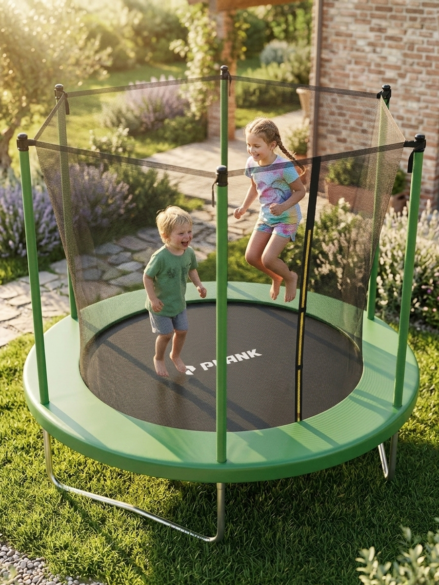 Батут уличный Plank SKY 8ft internal 244см с внутренней сеткой - фото 6