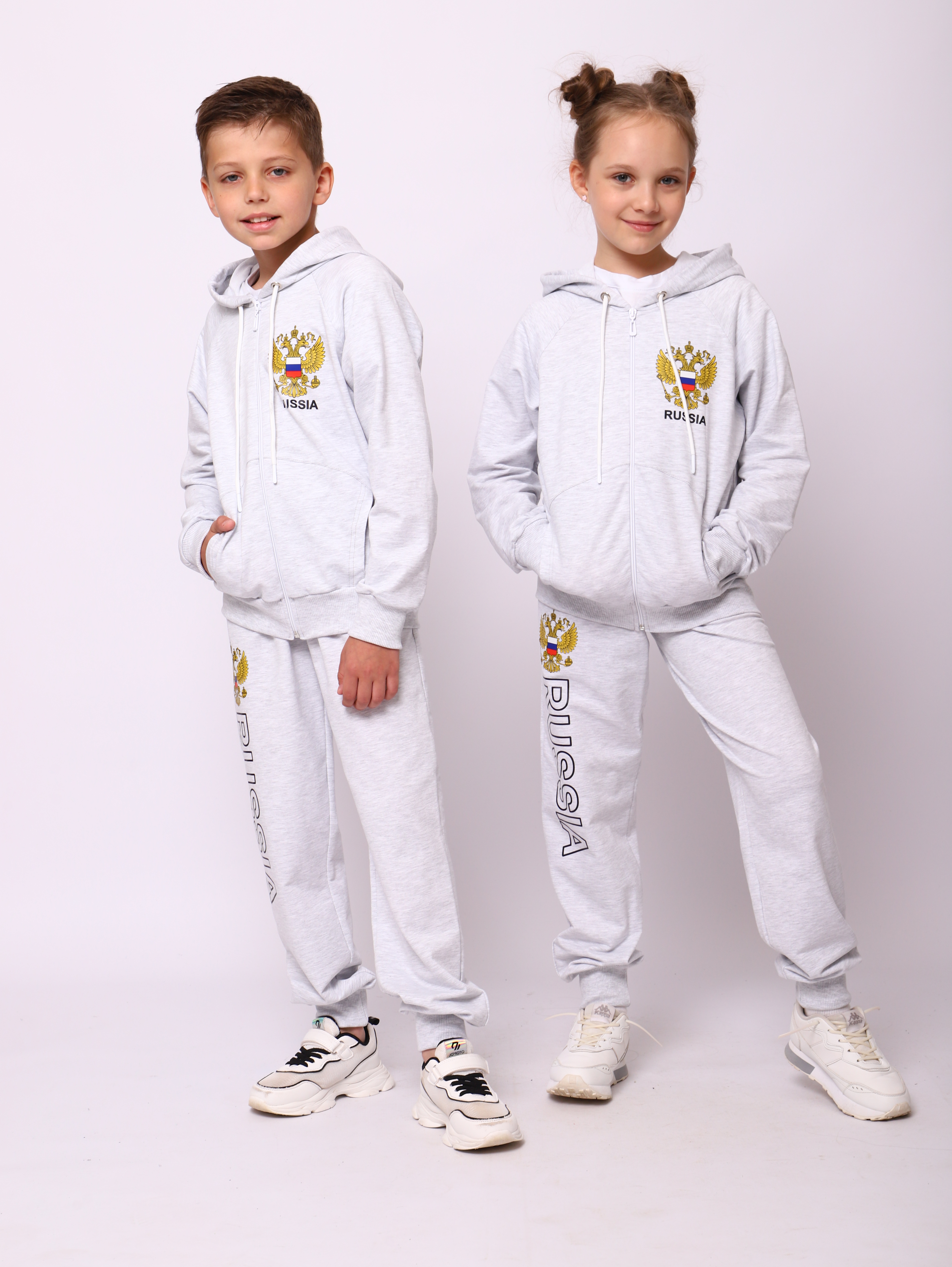 Костюм ЛАДОШКИ Костюм Марафон Серый Меланж - фото 23