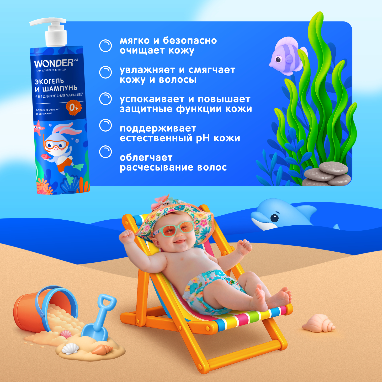 Гель WONDER Lab 380 мл - фото 2