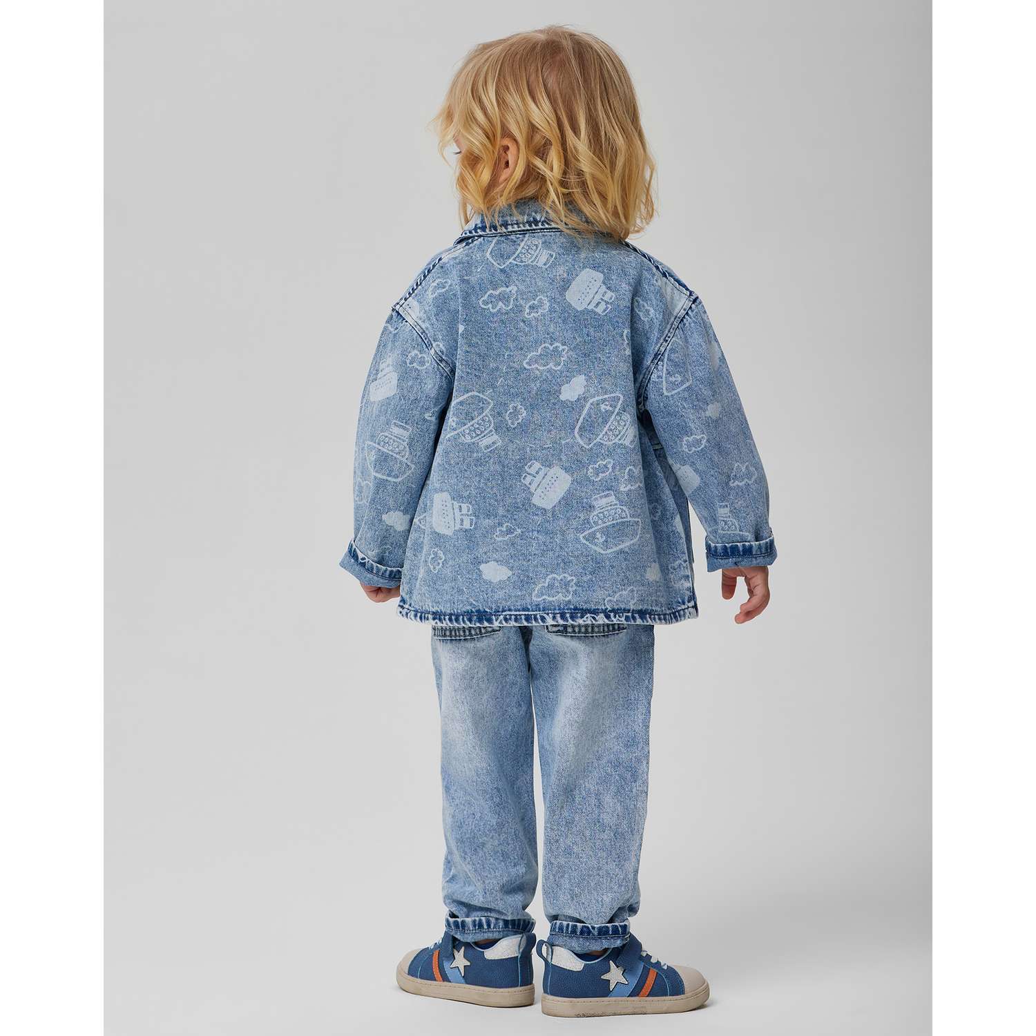 Джинсовая рубашка Baby Go Trend S25BT-2BO01ib-11 - фото 7