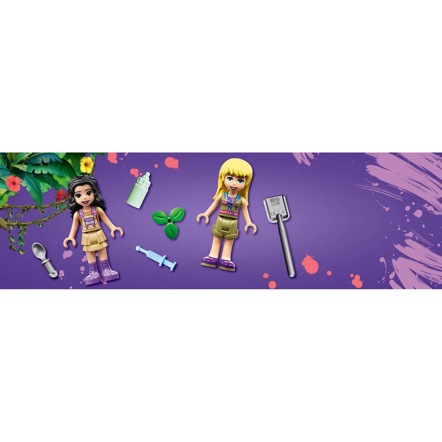 Конструктор LEGO Friends Спасение слонёнка блочный - фото 9