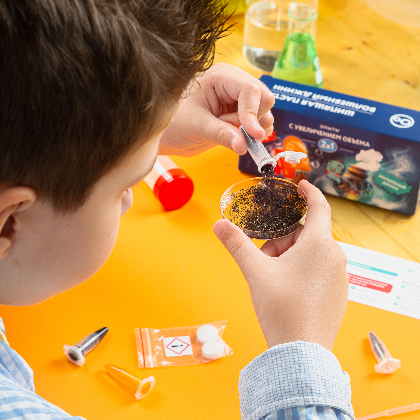 Набор для опытов WOW! HOW? Волшебный джинн. Шипящая паста - фото 6