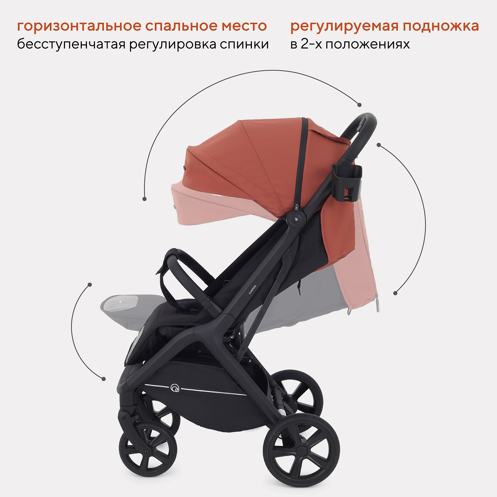 Коляска прогулочная Rant Lumos - фото 4