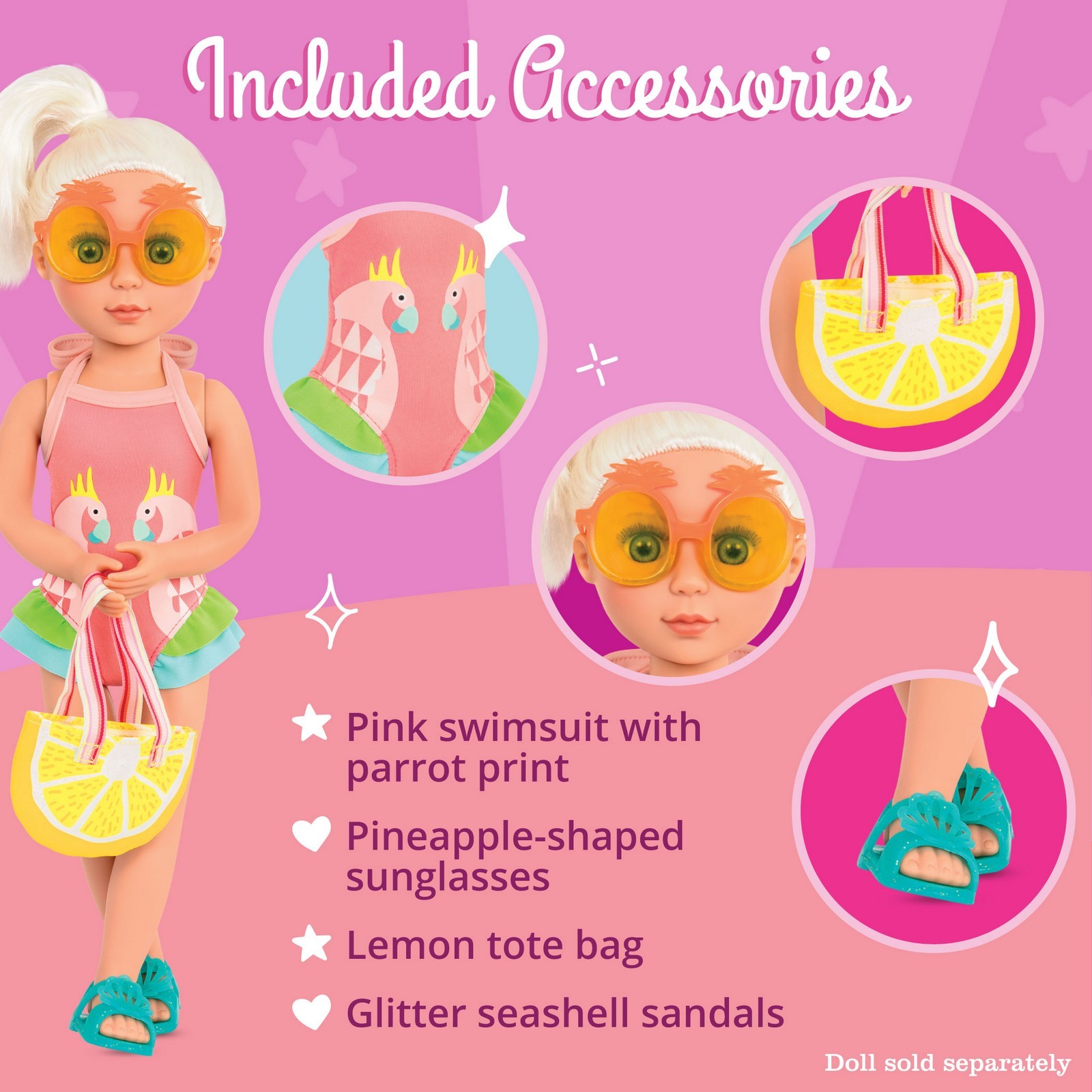 Одежда, обувь, аксессуар к одежде для кукол Glitter Girls GG50111 - фото 4