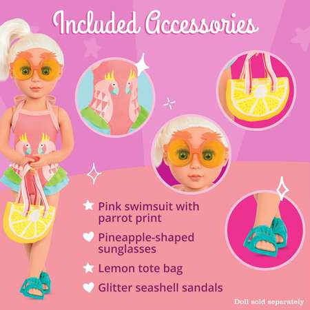 Одежда, обувь, аксессуар к одежде для кукол Glitter Girls