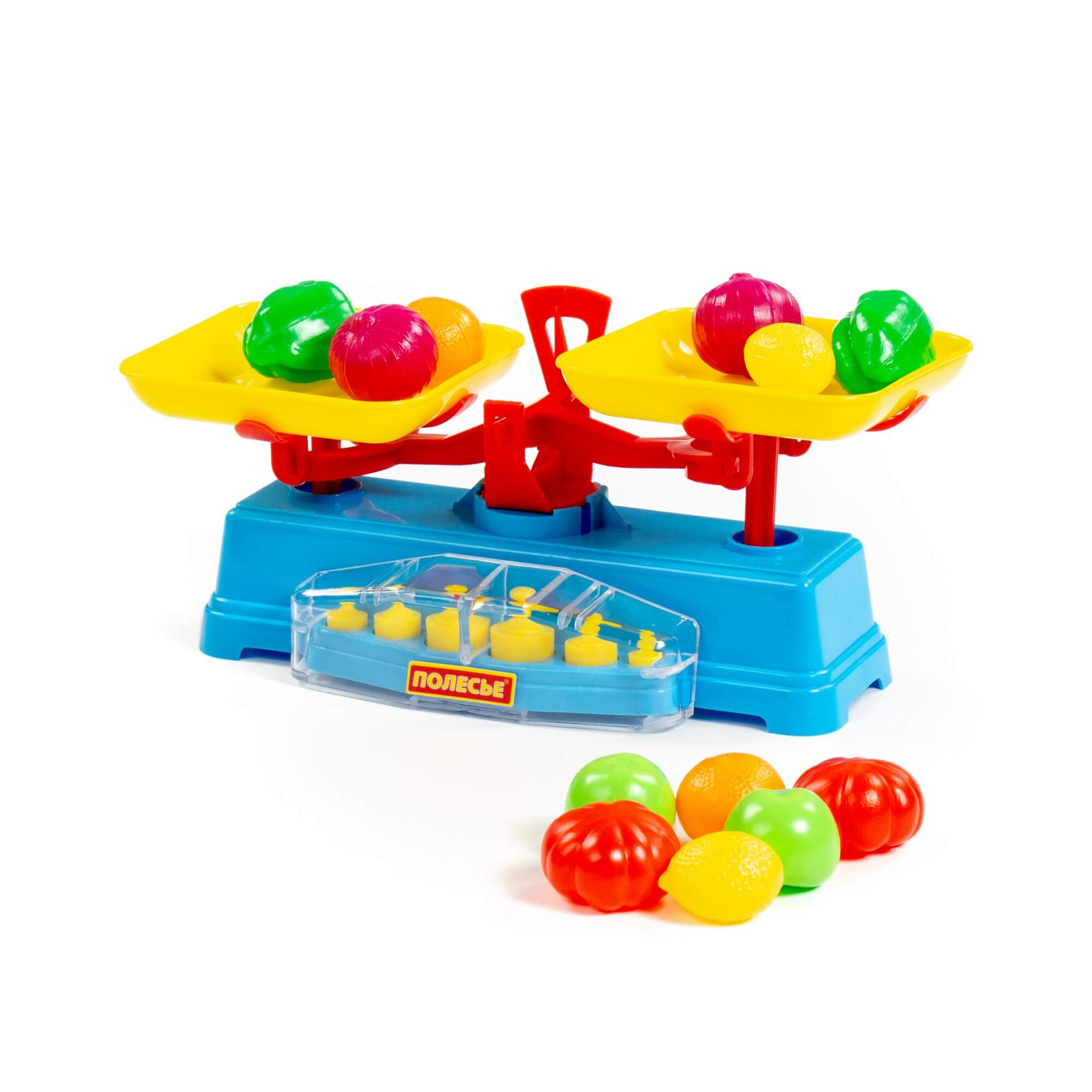 Игрушка Полесье Весы детские + набор продуктов 12 предм. - фото 1