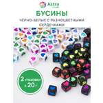 Набор для творчества Astra Craft бусины 6 мм квадратные