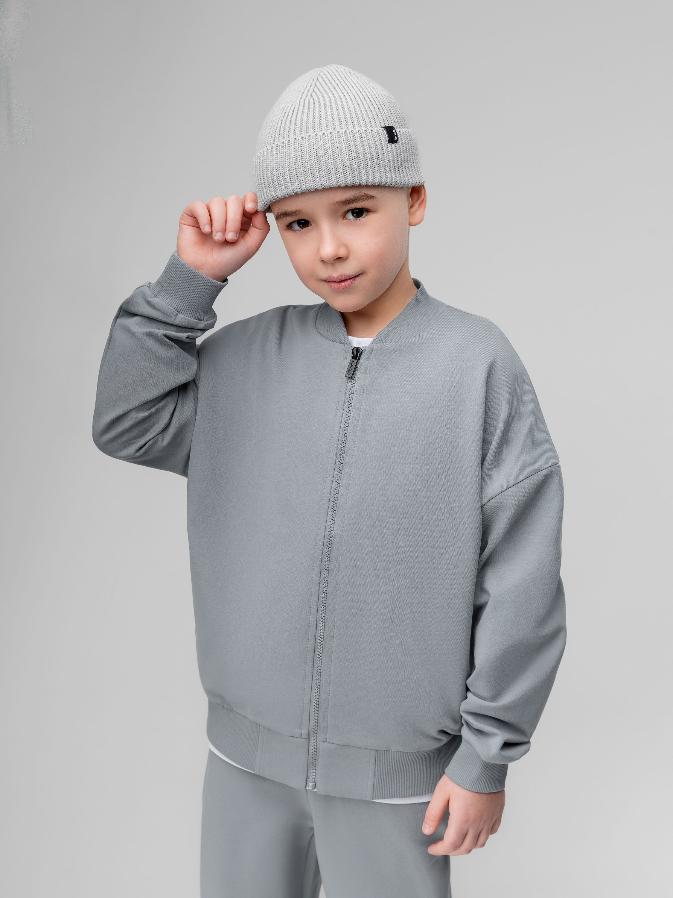 Толстовка и брюки Bodo 46-154MU_серый - фото 6