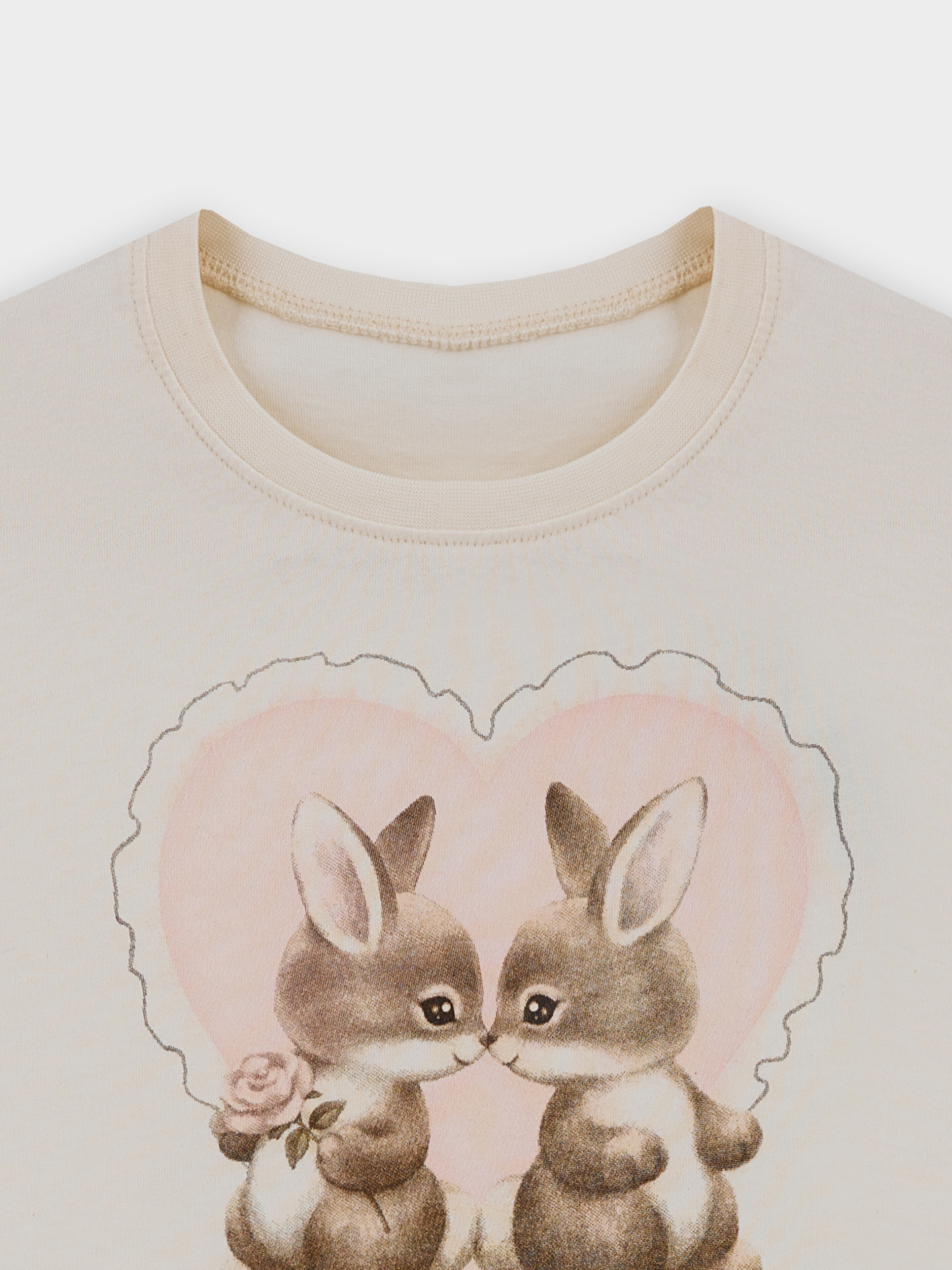 Пижама Mark Formelle (Марк Формэль) 567735/молочный +зайчики на розовом - фото 12