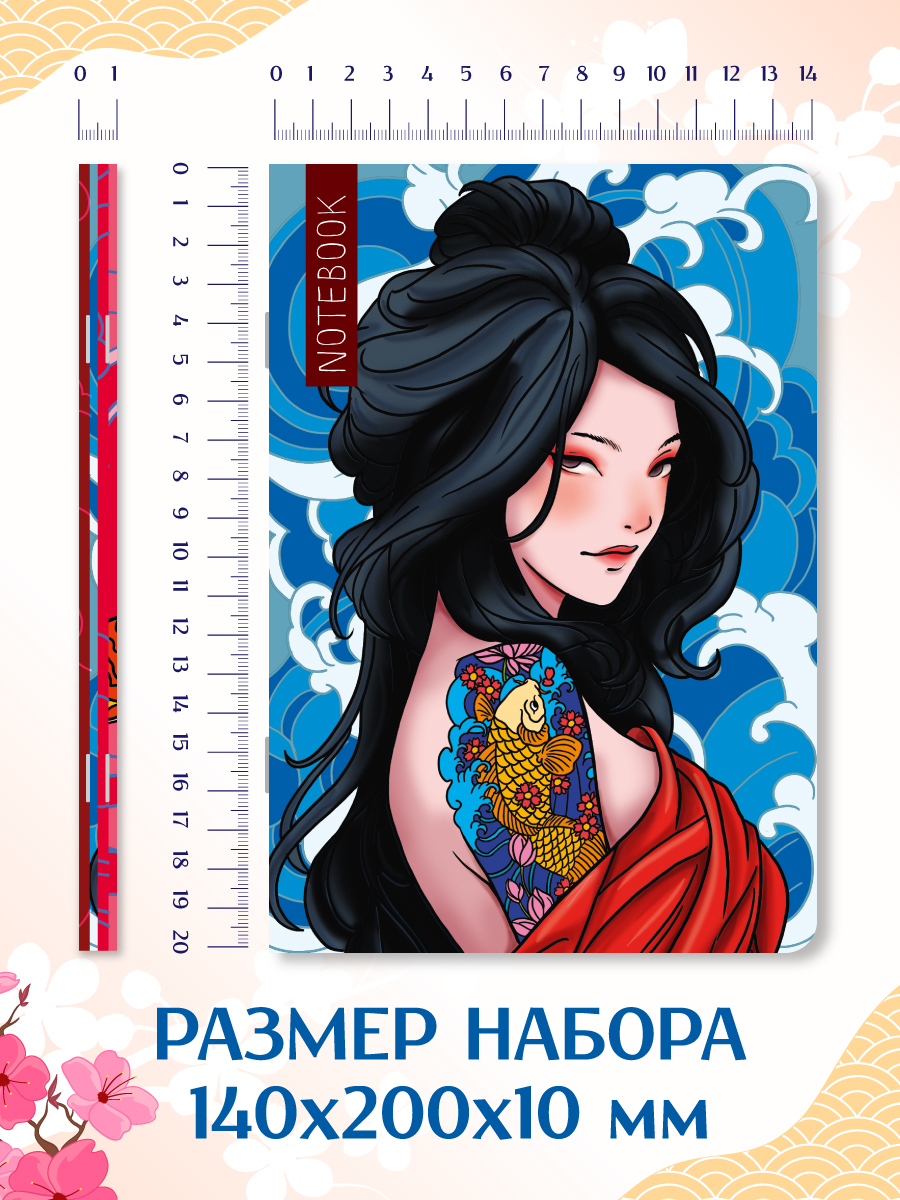 Блокнот Проф-Пресс в линию А5 2 шт. Body Art 40 лист. - фото 5