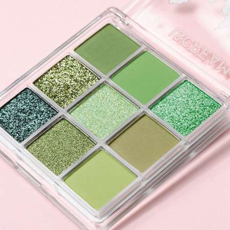 Палетка теней ISCREAM frog тон 01-09
