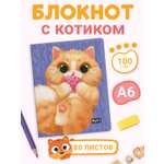 Скетчбук Проф-Пресс карманный блокнот Meowbook. А6 80 лист. 1 шт.