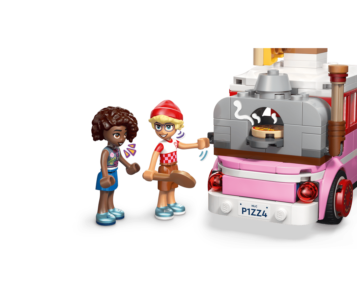 Конструктор LEGO Friends Грузовик для перевозки пиццы 190 дет. - фото 10