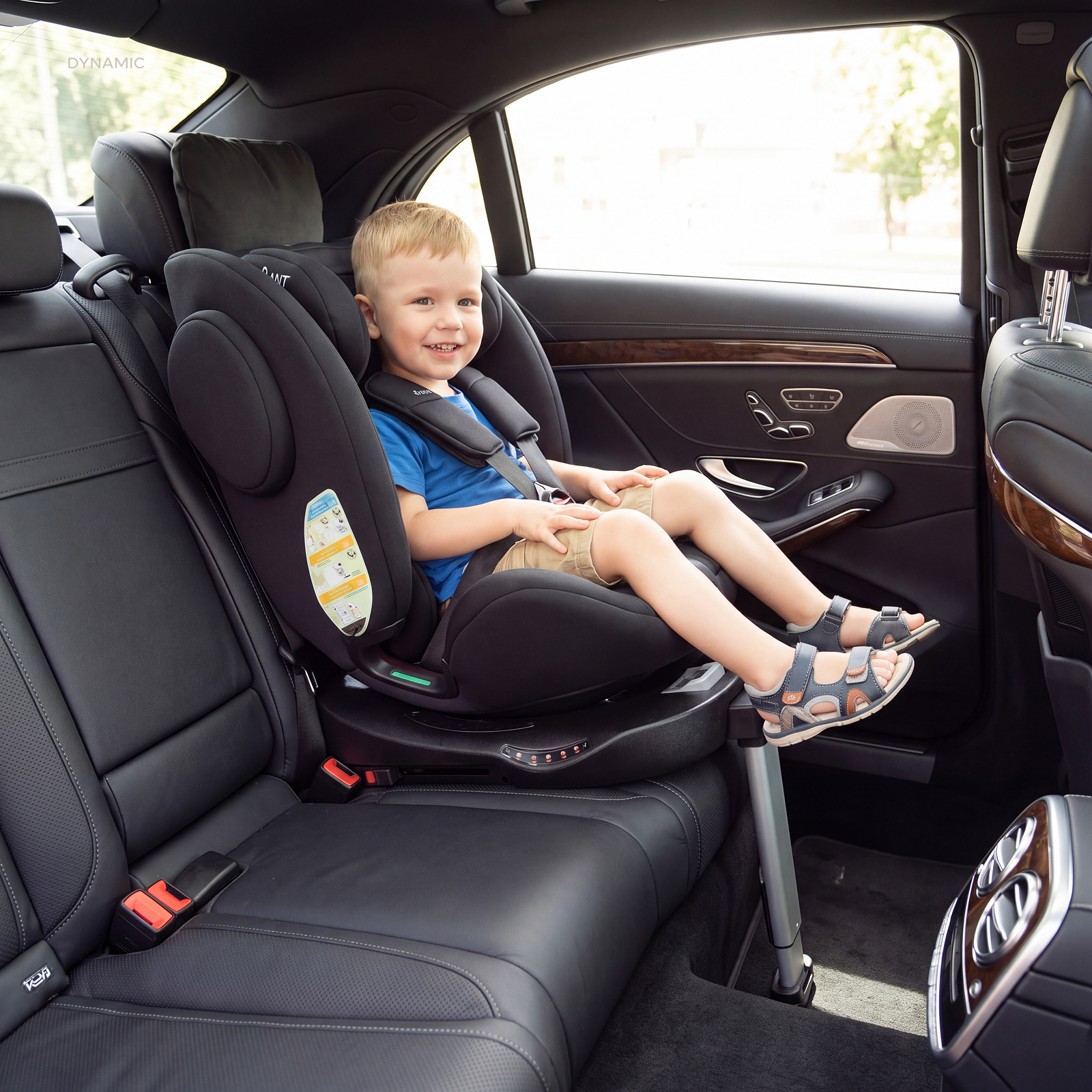 Автокресло Rant Basic Dynamic Isofix 0+/1/2/3 (0-36 кг) черный - фото 7