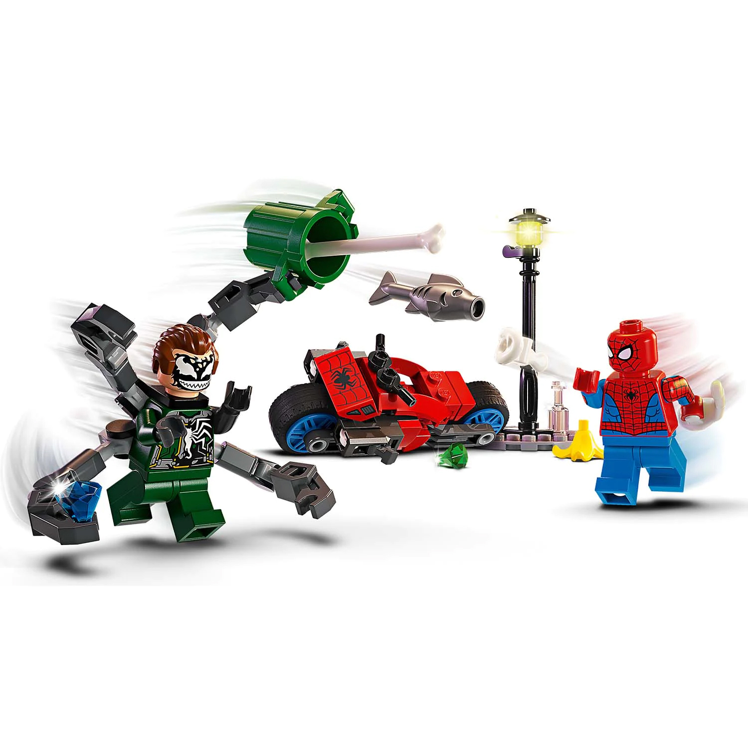Конструктор LEGO Marvel Super Heroes Погоня: Человек-паук - фото 2