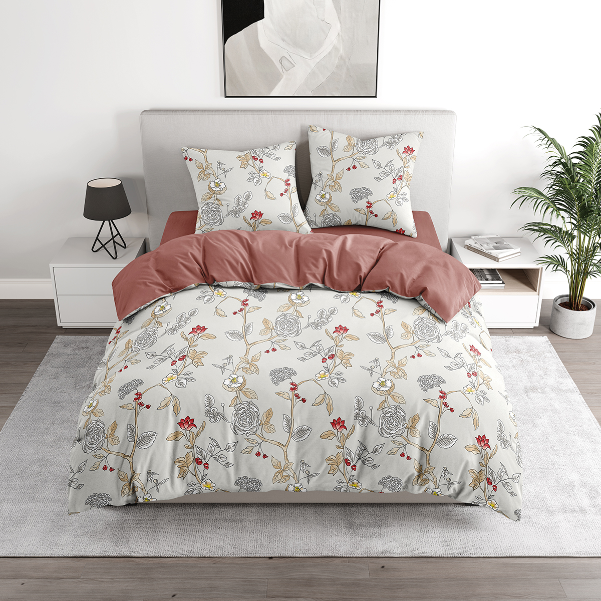 Комплект постельного белья BRAVO Боне евро 4 предм. - фото 13