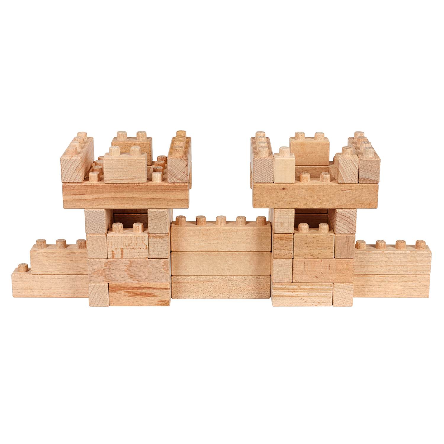 Конструктор WOOD BLOCKS Кубики деревянный - фото 2