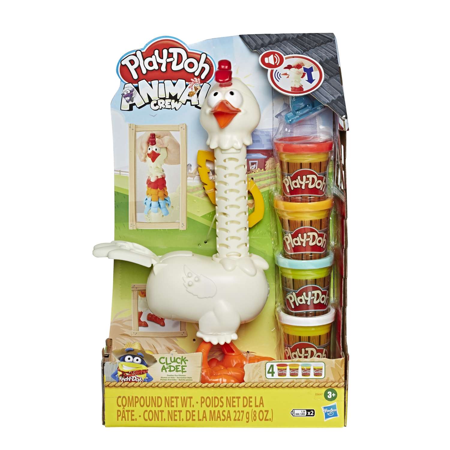 Пластилин Play-Doh Курочка-чудо в перьях - фото 2