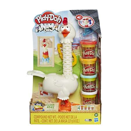 Пластилин Play-Doh Курочка-чудо в перьях