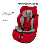 Автокресло nado Garnet red Isofix 1/2/3 (9-36 кг) красный