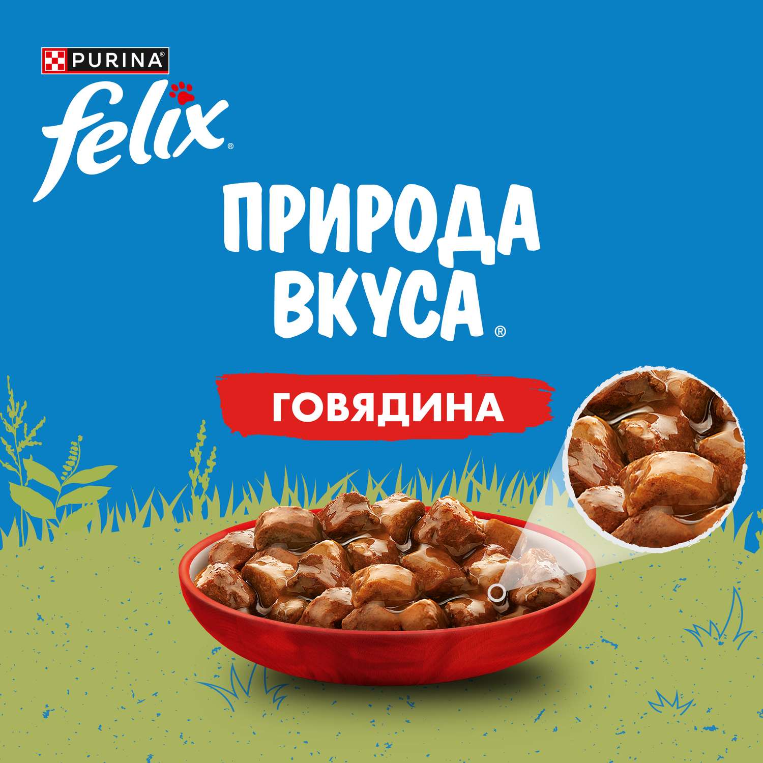Корм для кошек Felix 75г для взрослых с говядиной в соусе - фото 12