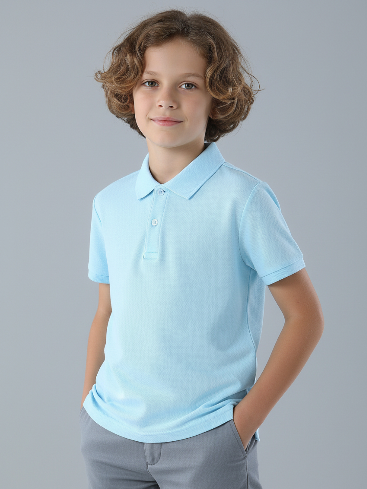 Поло GOJO 624голубой - фото 1