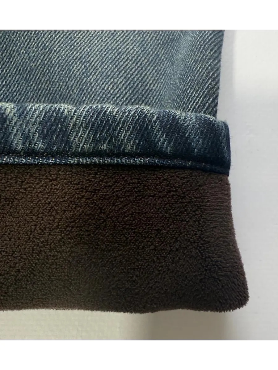 Полукомбинезон iUkoworld Джинсовый полукомбинезон детский утепленный - фото 3