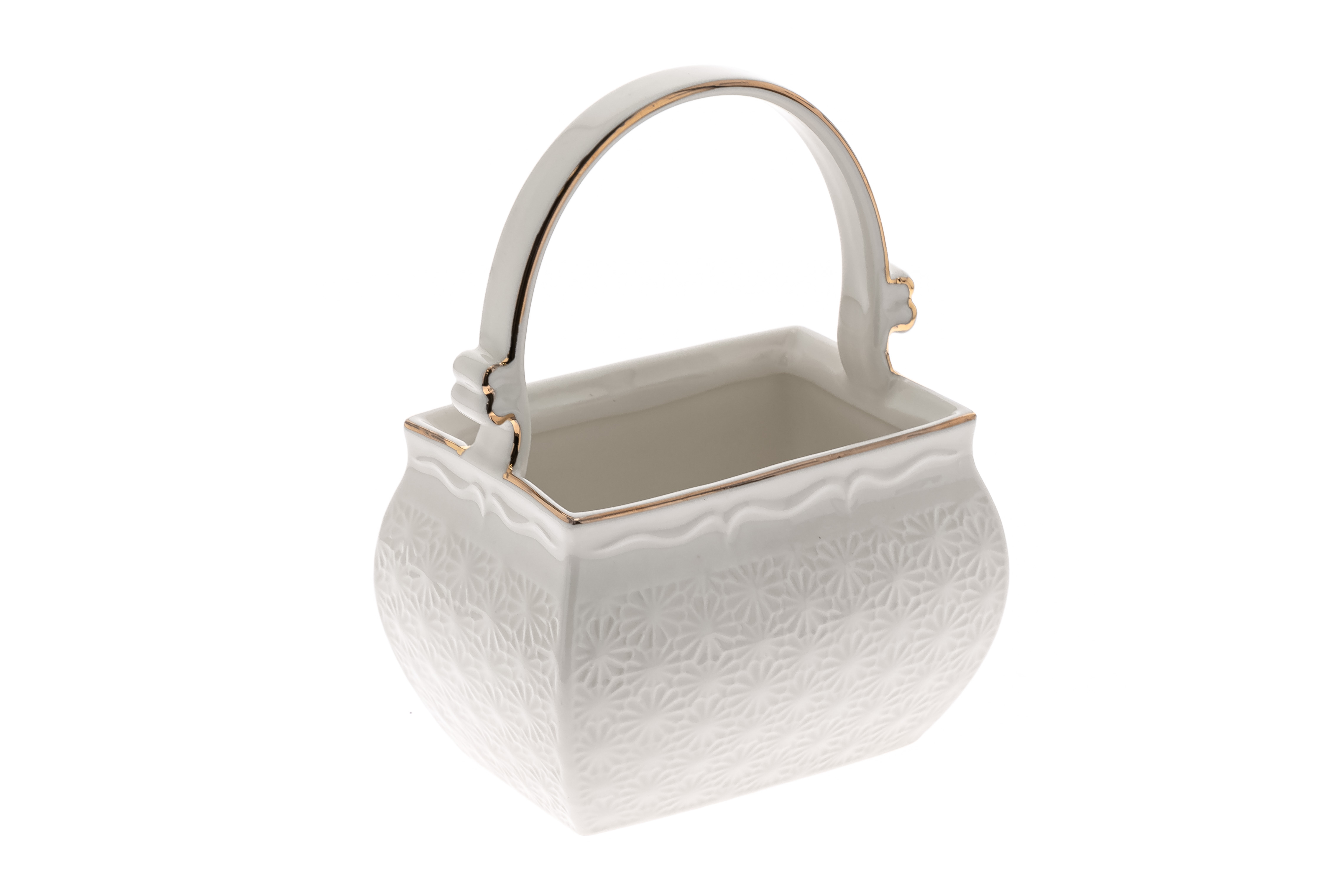 Конфетница Balsford Грация нежность фарфор белый с золотом - фото 7