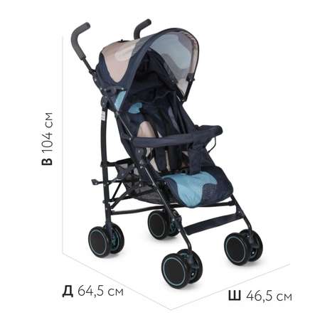 Коляска прогулочная Babyton Ellipse Blue