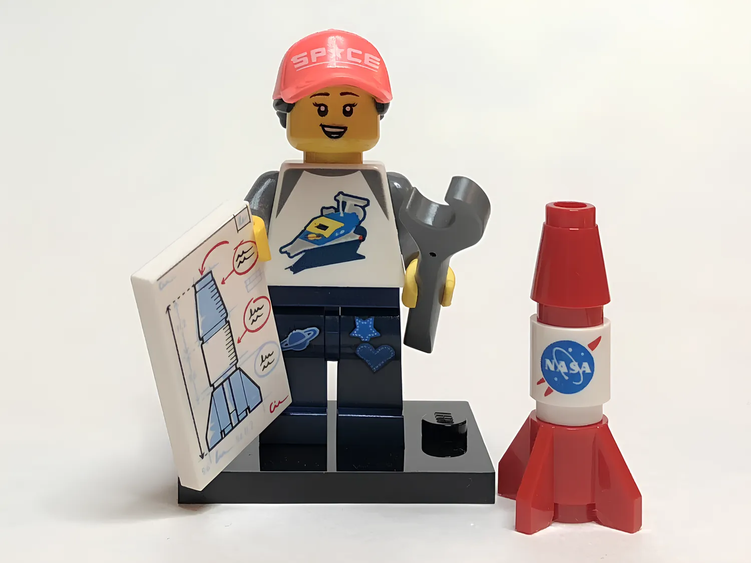Изображение товара Минифигурка LEGO Space Fan серия 20 коллекционная фигурка