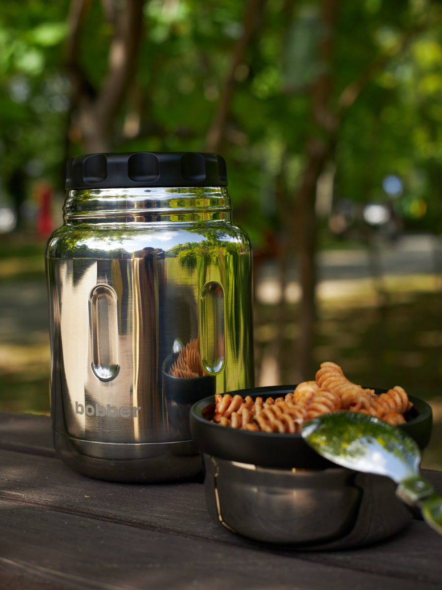 Термос для еды 700 мл Bobber Jerrycan зеркальный - фото 7