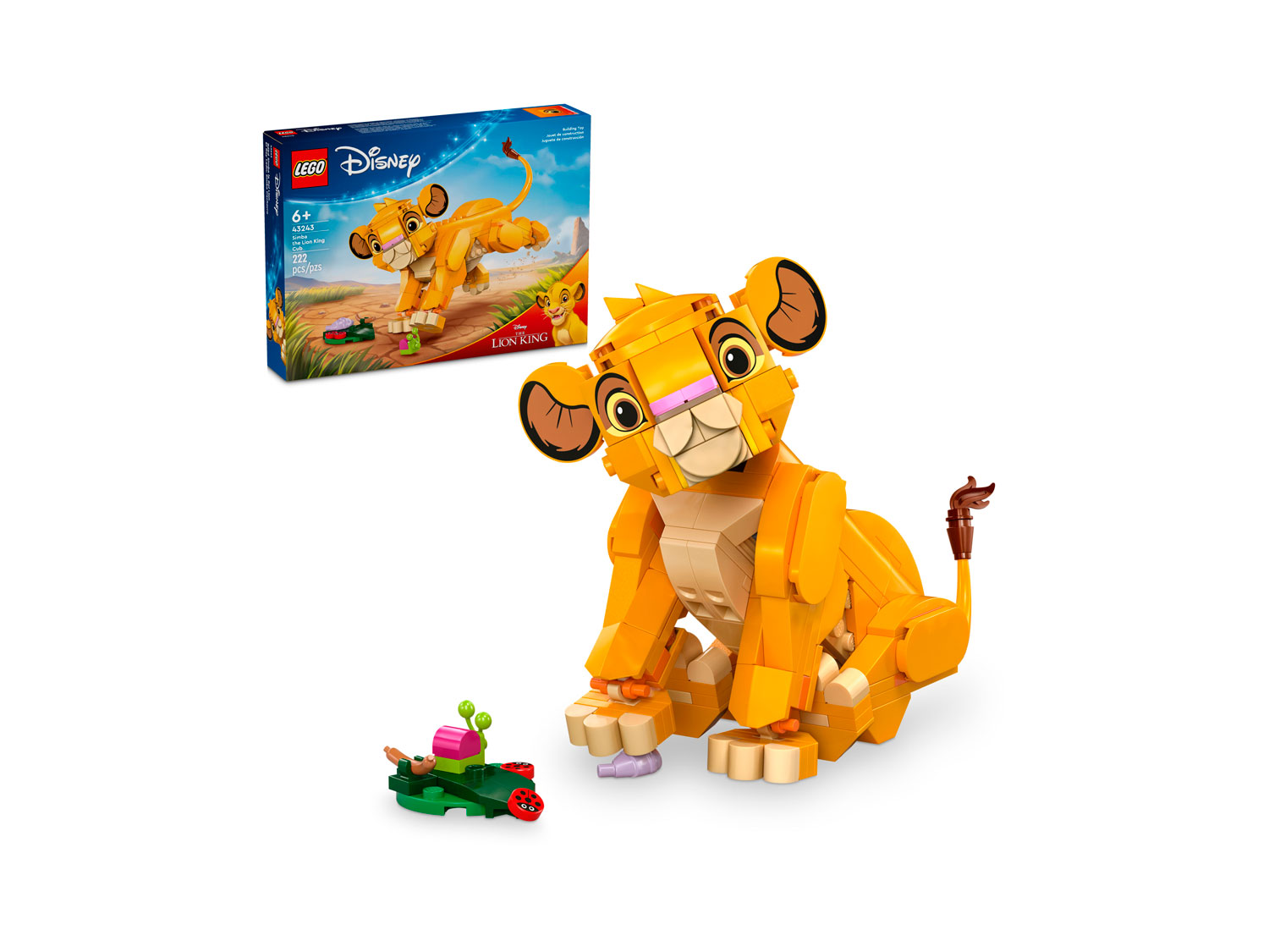 Конструктор LEGO Disney Львёнок Симба 43243 222 дет. - фото 1