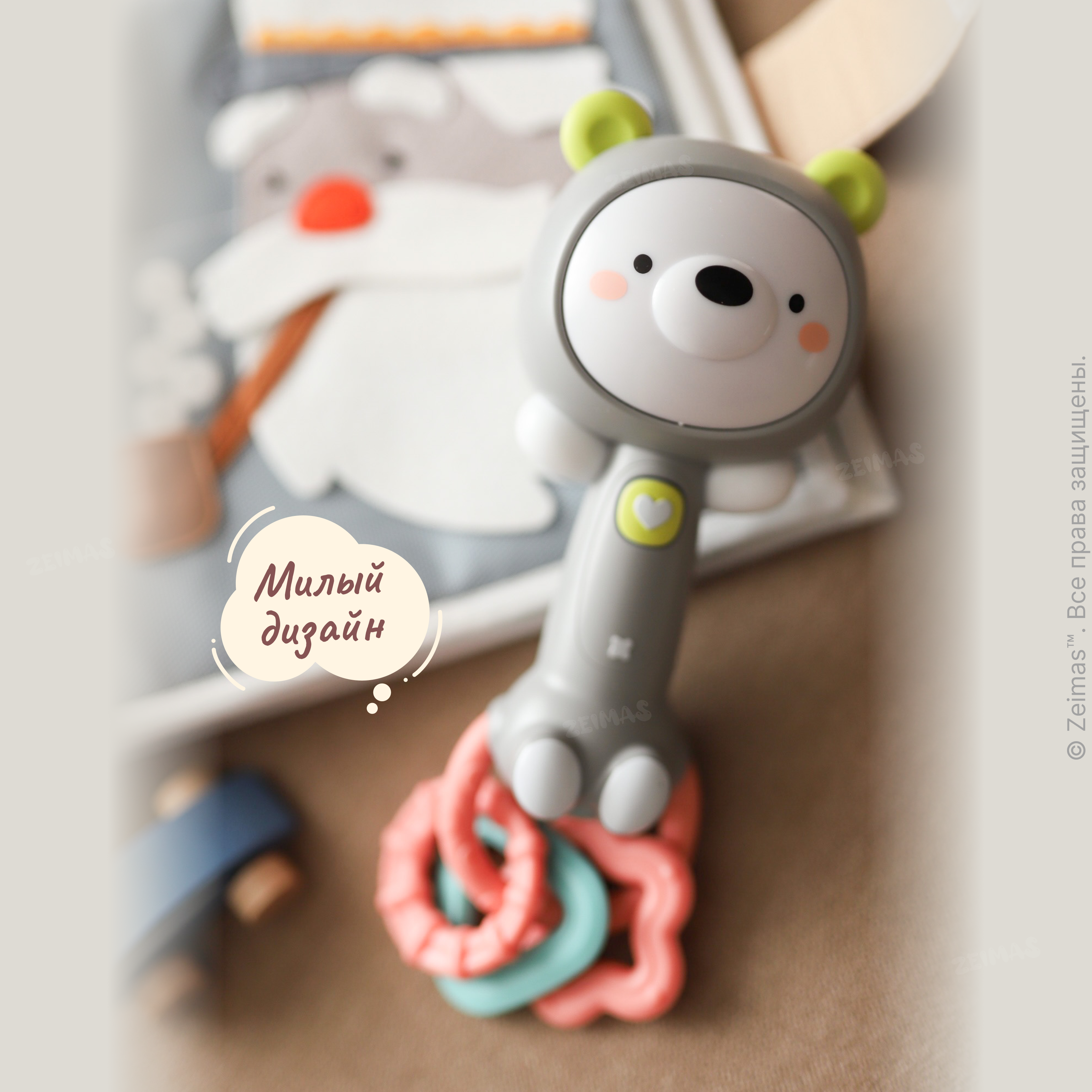 Игрушка Zeimas погремушка Панда - фото 15