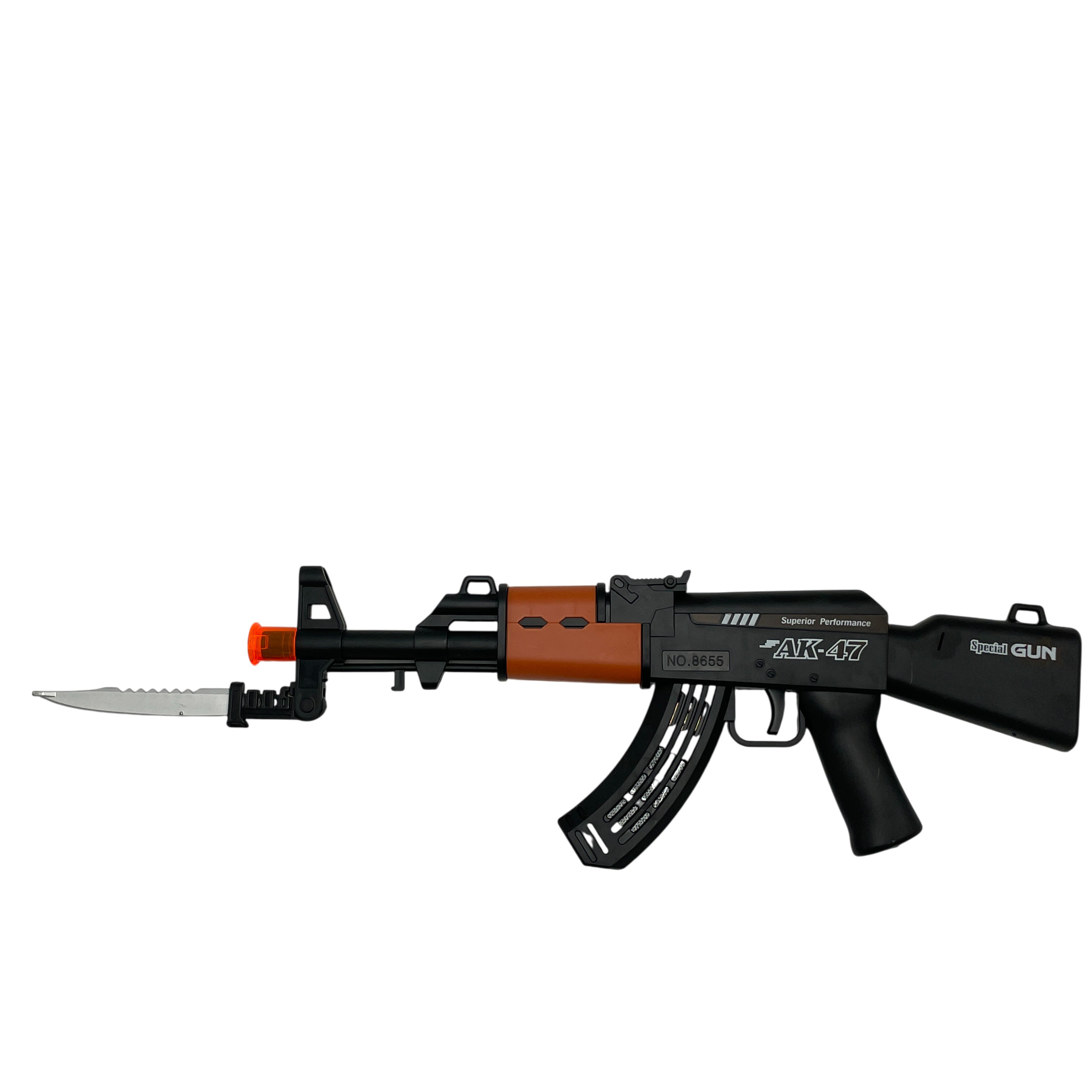 Автомат Zhorya АК47 со светом и звуком - фото 1