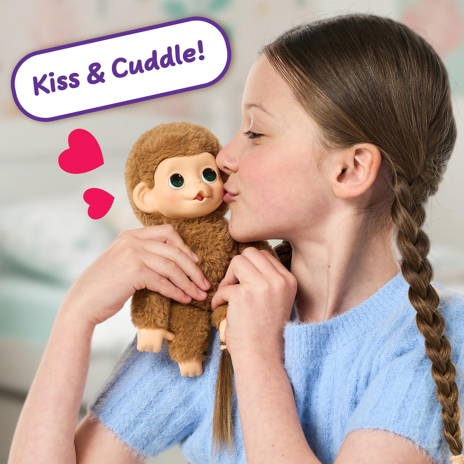 Игрушка Moose Llp+Wp Обезьянка бежевая - фото 7