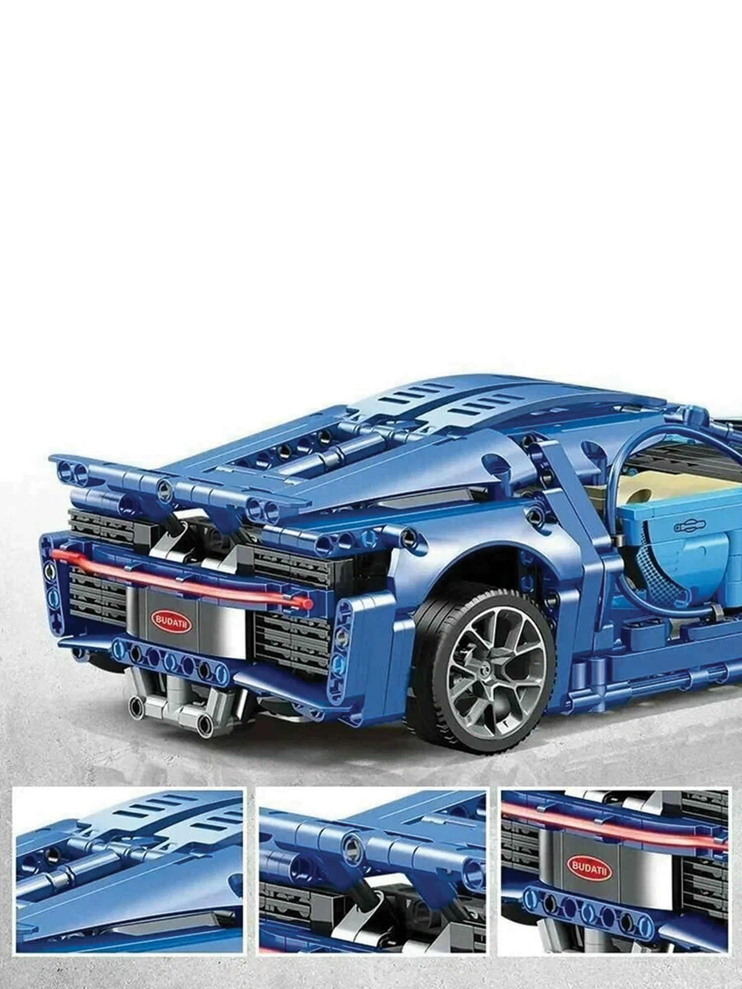 Конструктор Madliani Бугатти Bugatti Chiron 1355 дет. - фото 4