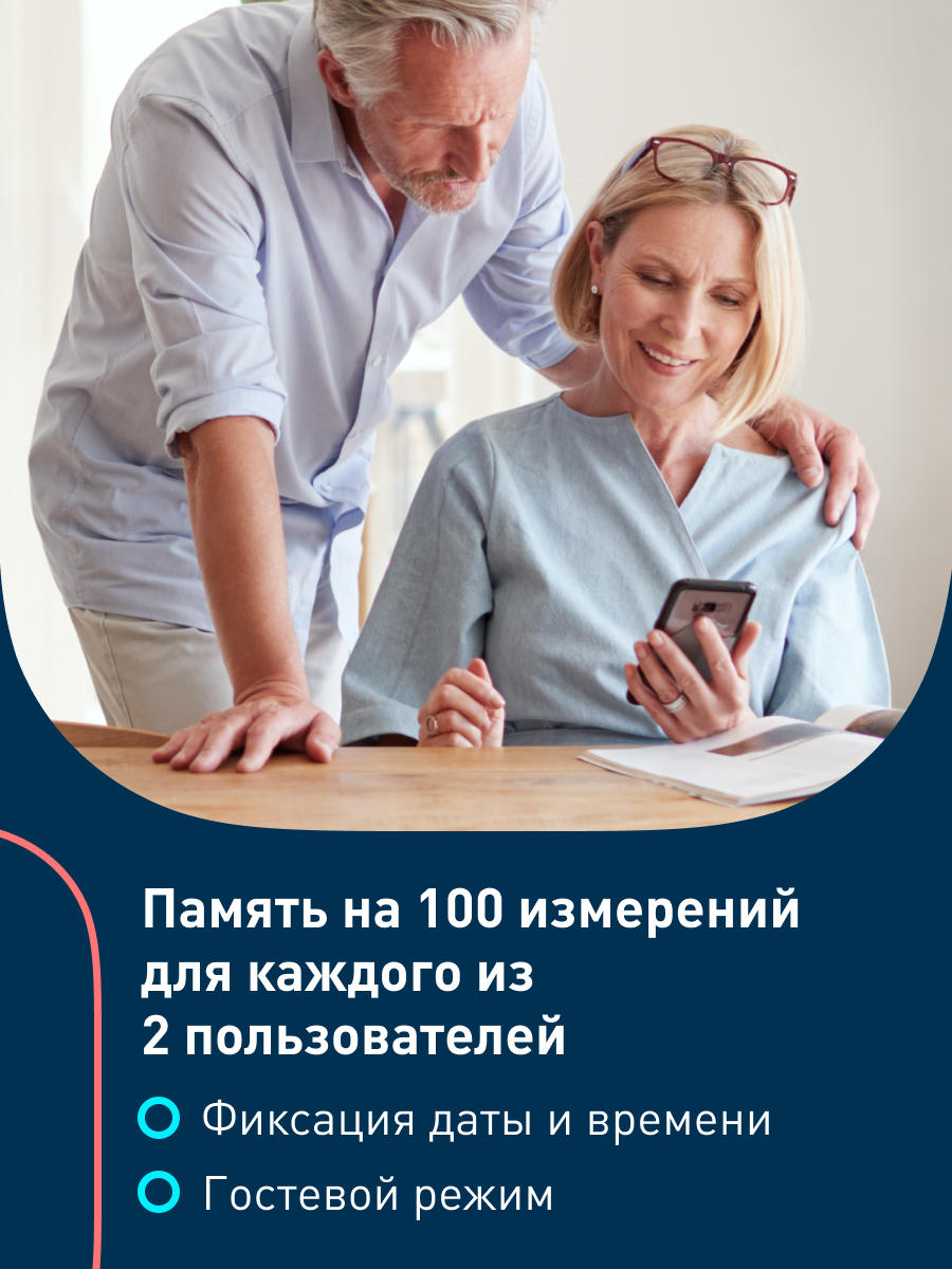 Тонометр автоматический OMRON M7 Intelli IT HEM-7361T-ALRU - фото 8