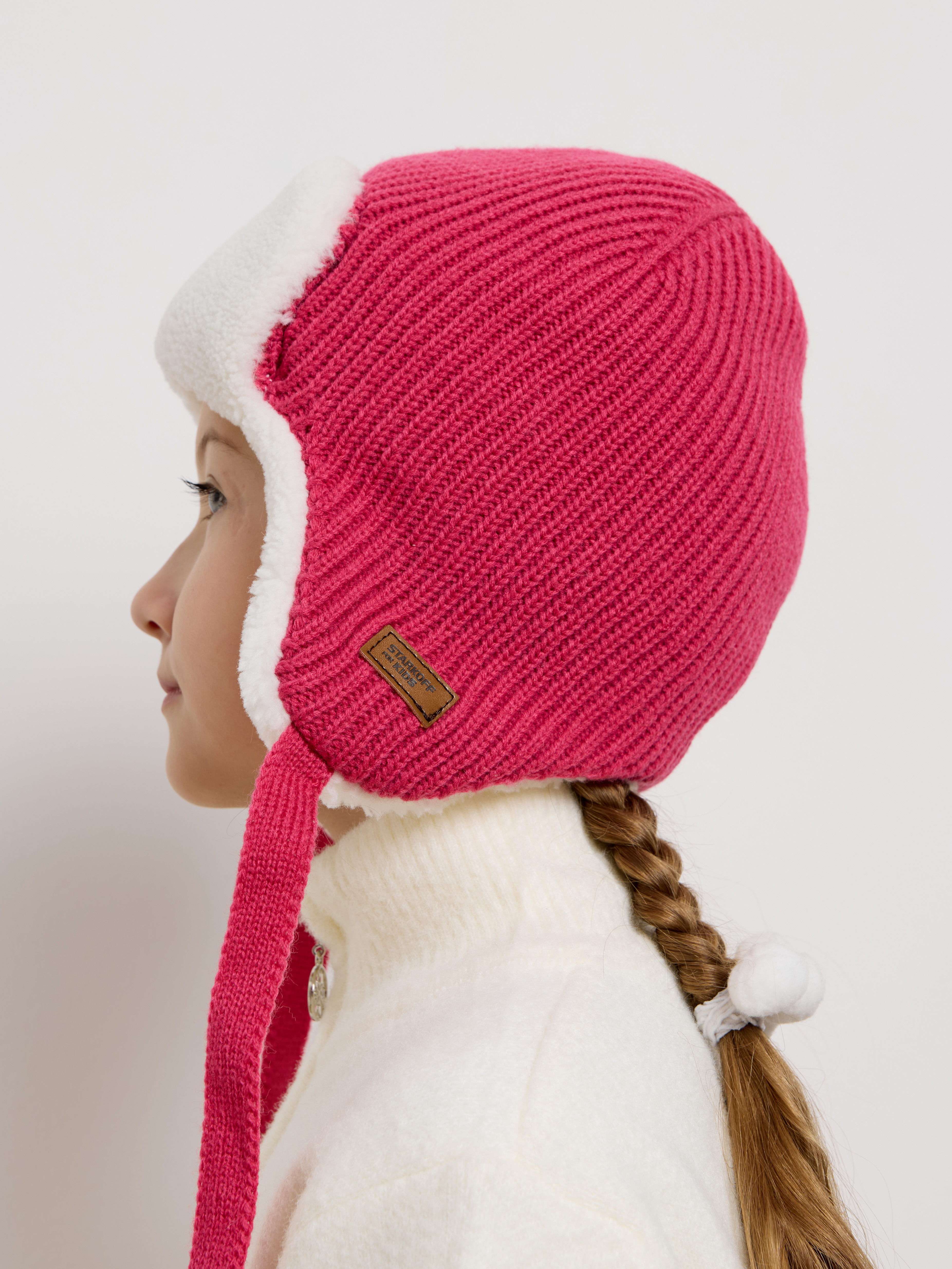Шапка-ушанка Starkoff Kids Д301156 - фото 12