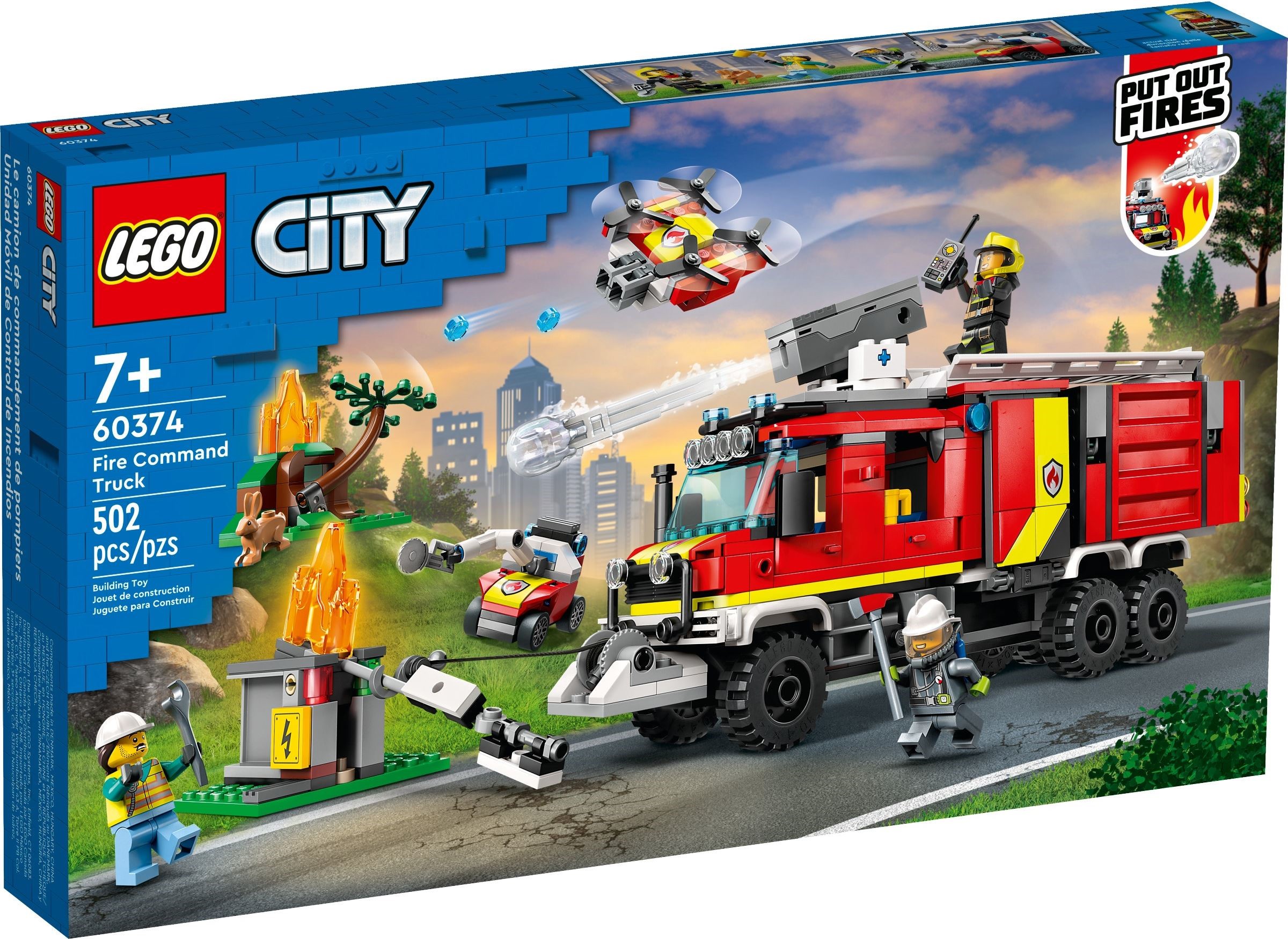 Изображение товара Конструктор LEGO City Машина пожарная 2 60374 - 58 деталей