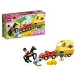 Конструктор LEGO DUPLO Трейлер для лошадок блочный