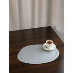 Салфетка сервировочная DeNASTIA с отстрочкой 44х33 см экокожа серебряный E000601