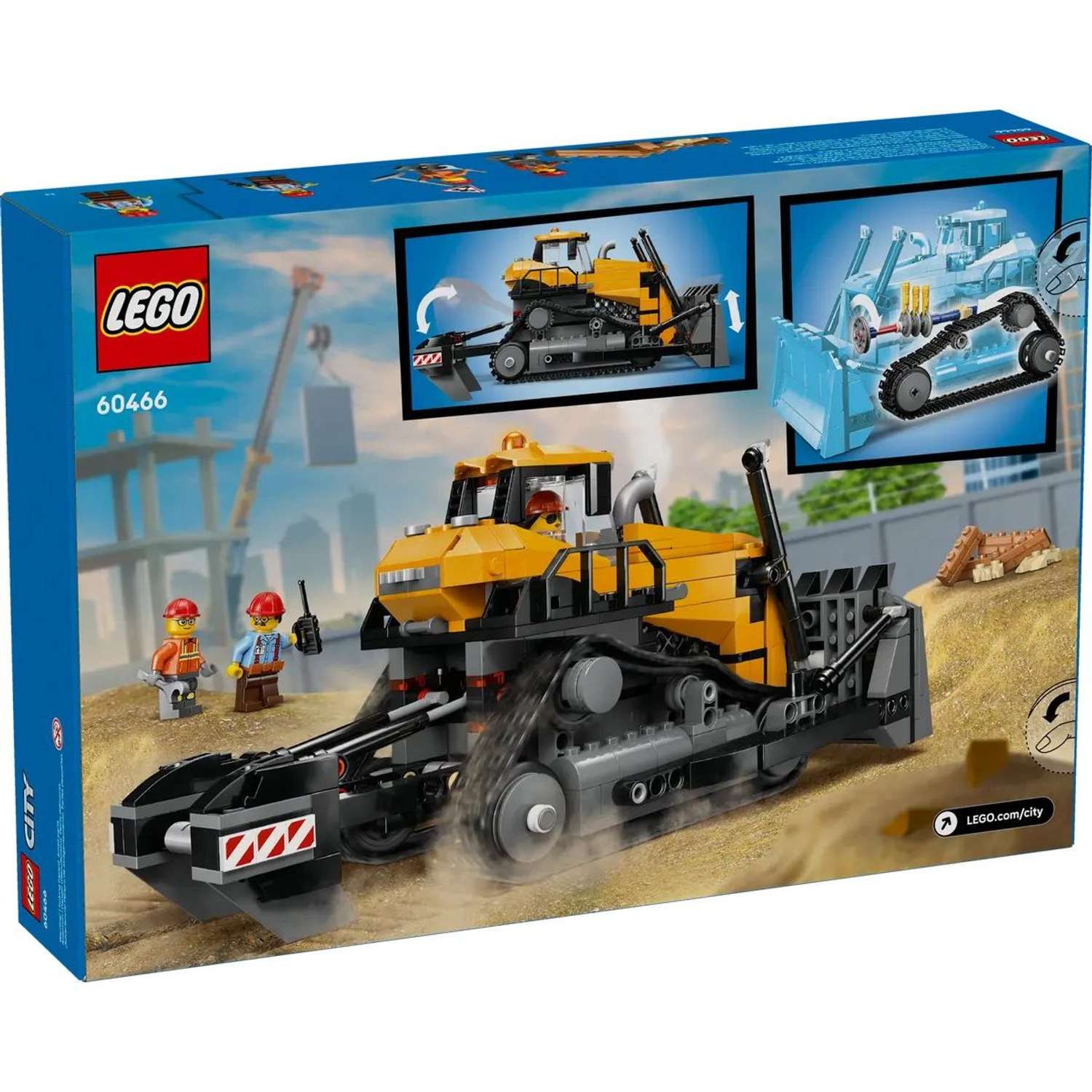 Конструктор LEGO City Желтый бульдозер - фото 6