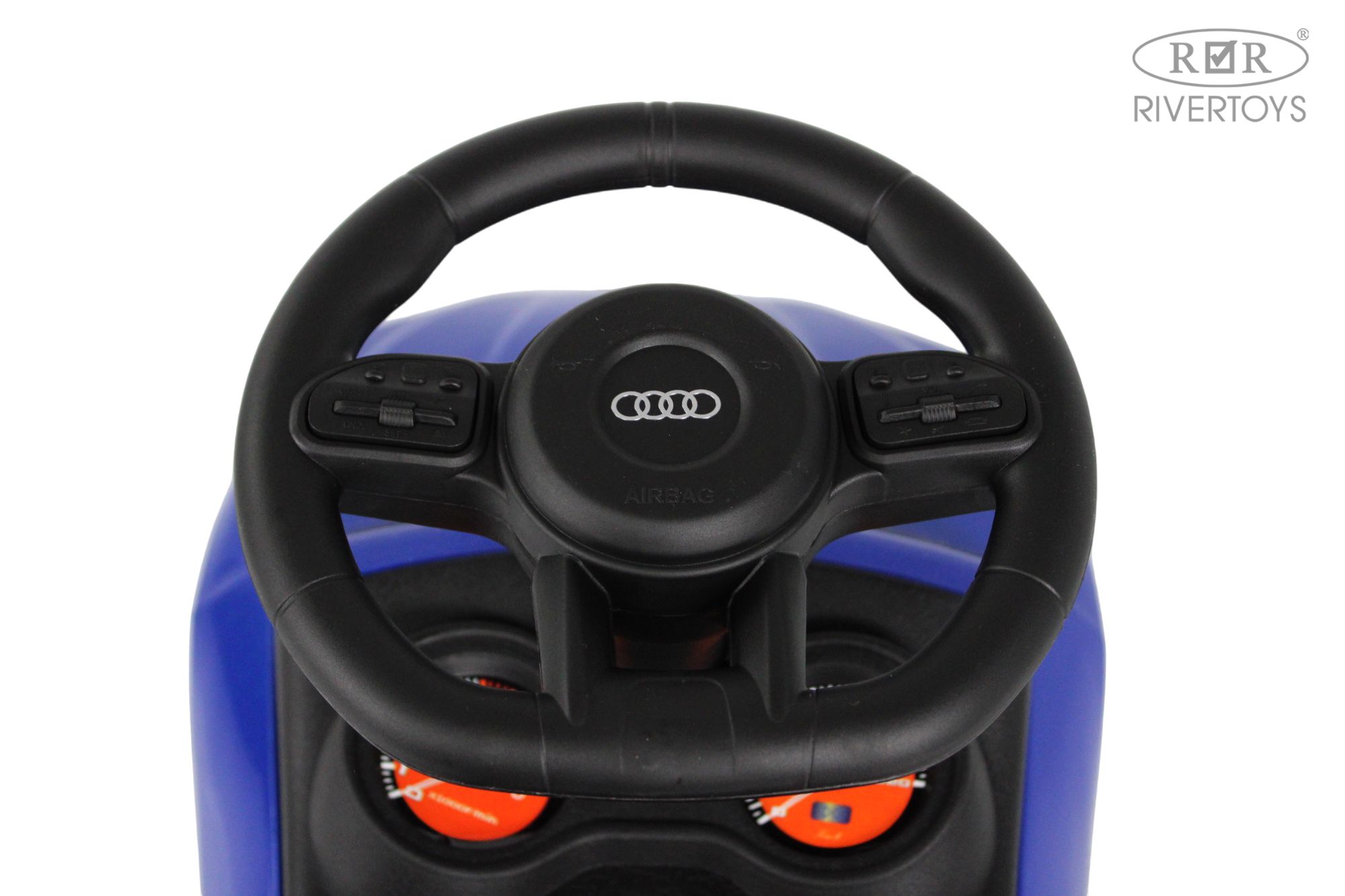 Каталка RIVERTOYS Z004ZZ-A-BLUE синий - фото 4