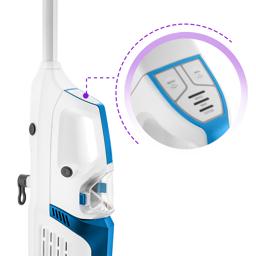 Вертикальный паровой пылесос "2 в 1" KITFORT КТ-556 - фото 6